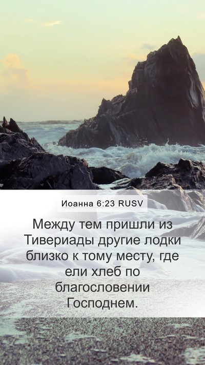 Иоанна 6:23 RUSV Bible Verse Image