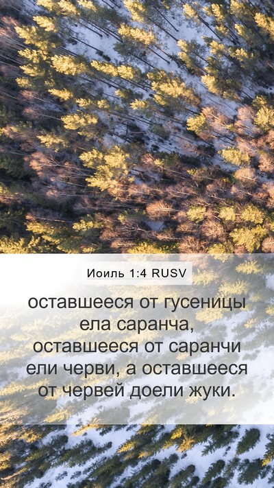 Иоиль 1:4 RUSV Bible Verse Image