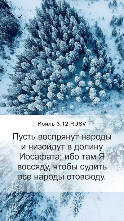 Иоиль 3:12 RUSV Bible Verse Image