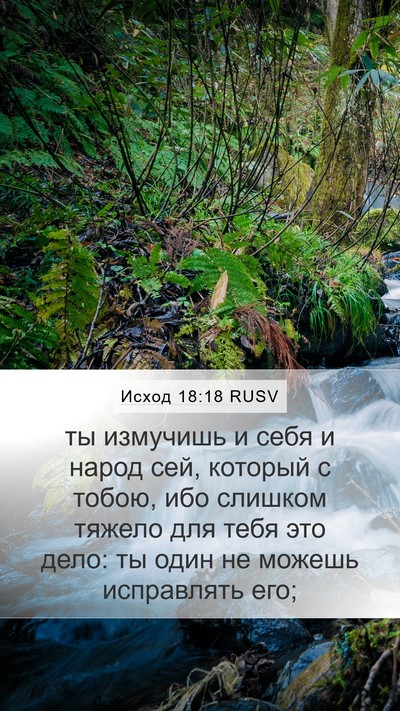 Исход 18:18 RUSV Bible Verse Image