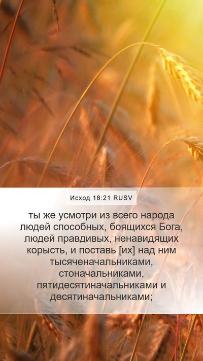 Исход 18:21 RUSV Bible Verse Image