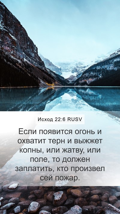 Исход 22:6 RUSV Bible Verse Image