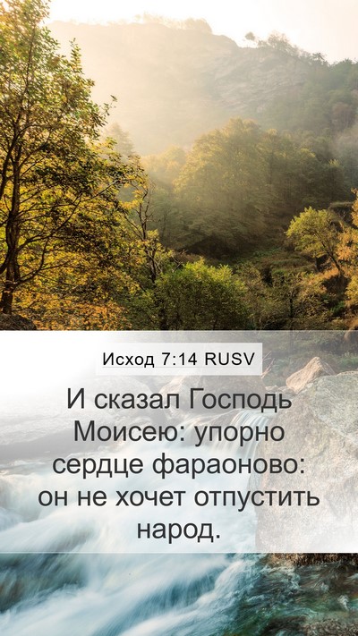 Исход 7:14 RUSV Bible Verse Image