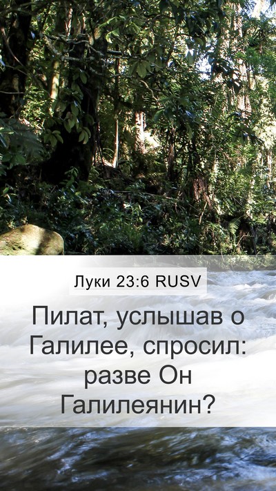 Луки 23:6 RUSV Bible Verse Image