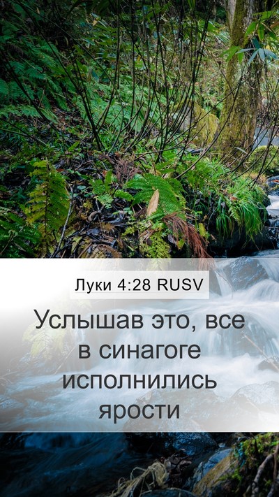 Луки 4:28 RUSV Bible Verse Image