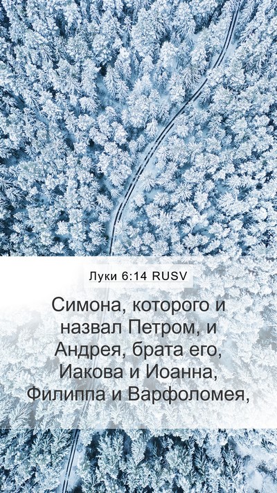 Луки 6:14 RUSV Bible Verse Image