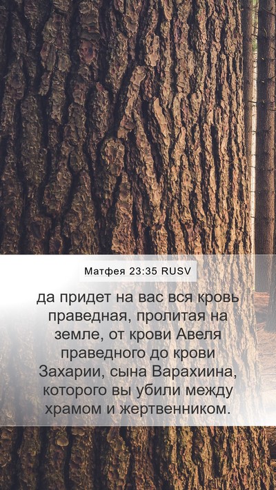 Матфея 23:35 RUSV Bible Verse Image