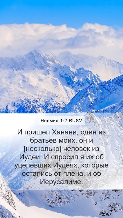 Неемия 1:2 RUSV Bible Verse Image