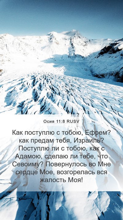 Осия 11:8 RUSV Bible Verse Image