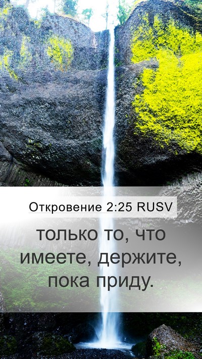 Откровение 2:25 RUSV Bible Verse Image