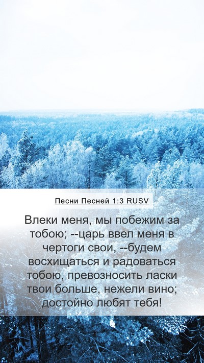 Песни Песней 1:3 RUSV Bible Verse Image