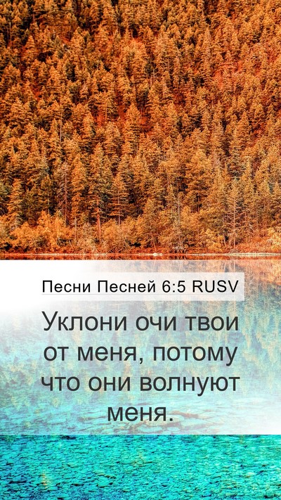Песни Песней 6:5 RUSV Bible Verse Image