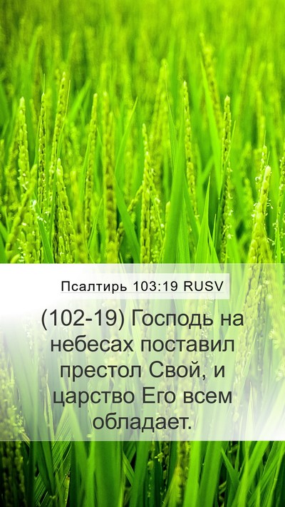 Псалтирь 103:19 RUSV Bible Verse Image