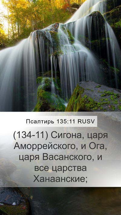 Псалтирь 135:11 RUSV Bible Verse Image
