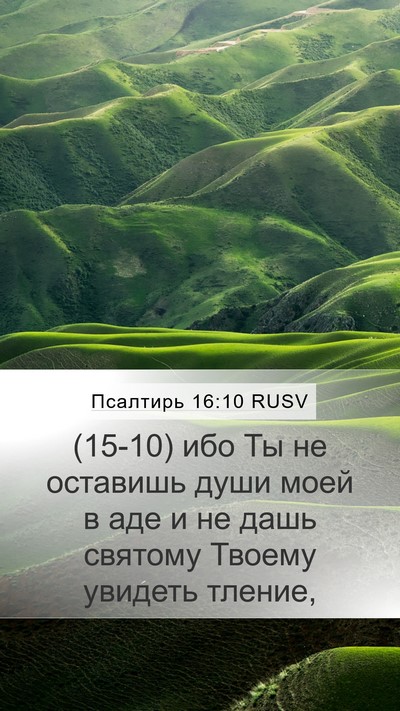 Псалтирь 16:10 RUSV Bible Verse Image