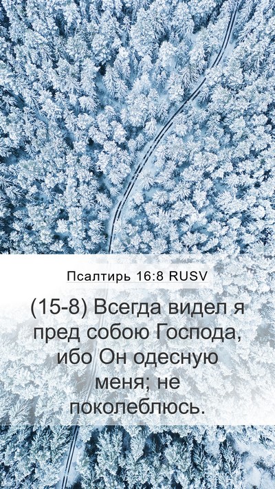 Псалтирь 16:8 RUSV Bible Verse Image