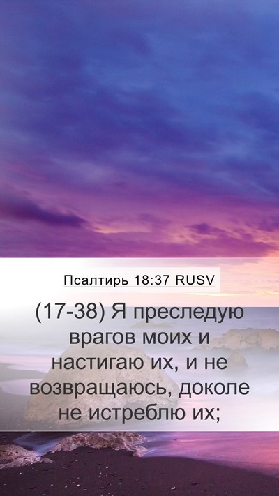 Псалтирь 18:37 RUSV Bible Verse Image