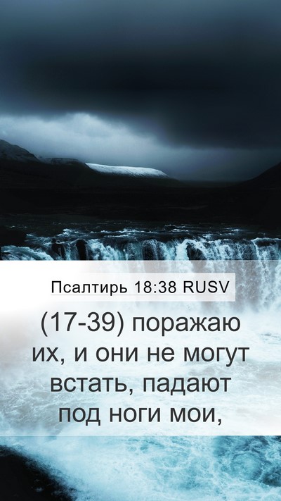 Псалтирь 18:38 RUSV Bible Verse Image