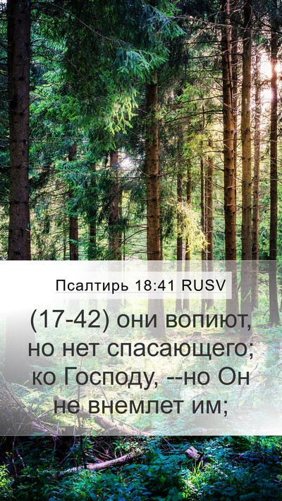 Псалтирь 18:41 RUSV Bible Verse Image