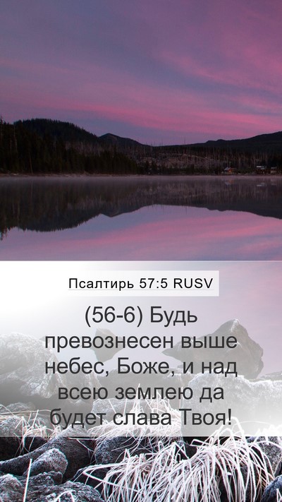 Псалтирь 57:5 RUSV Bible Verse Image