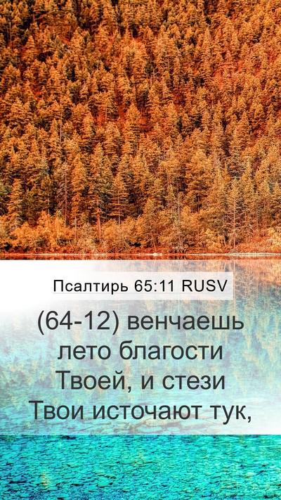 Псалтирь 65:11 RUSV Bible Verse Image