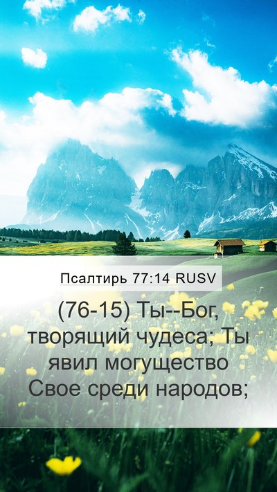 Псалтирь 77:14 RUSV Bible Verse Image