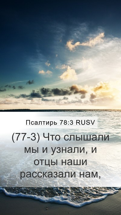 Псалтирь 78:3 RUSV Bible Verse Image