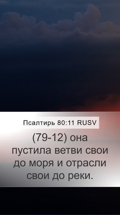 Псалтирь 80:11 RUSV Bible Verse Image