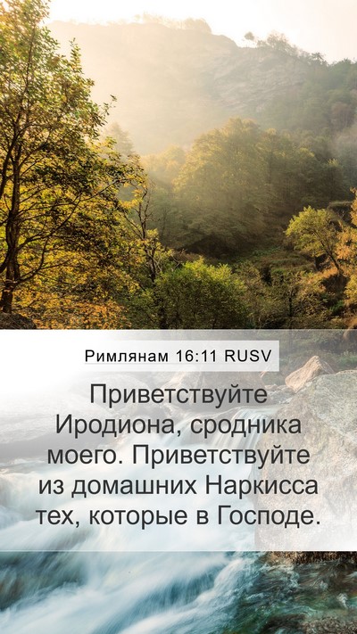 Римлянам 16:11 RUSV Bible Verse Image