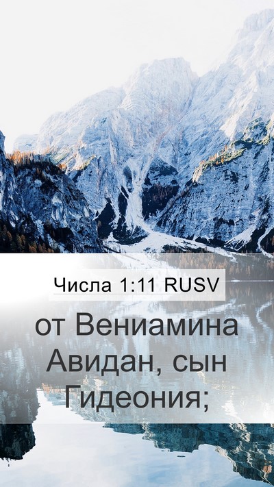 Числа 1:11 RUSV Mobile Phone Wallpaper - от Вениамина Авидан, сын - Mobile Bible Verse Wallpaper