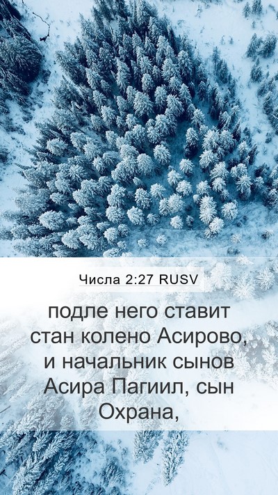Числа 2:27 RUSV Mobile Phone Wallpaper - подле него ставит стан - Mobile Bible Verse Wallpaper