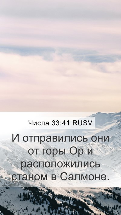 Числа 33:41 RUSV Bible Verse Image